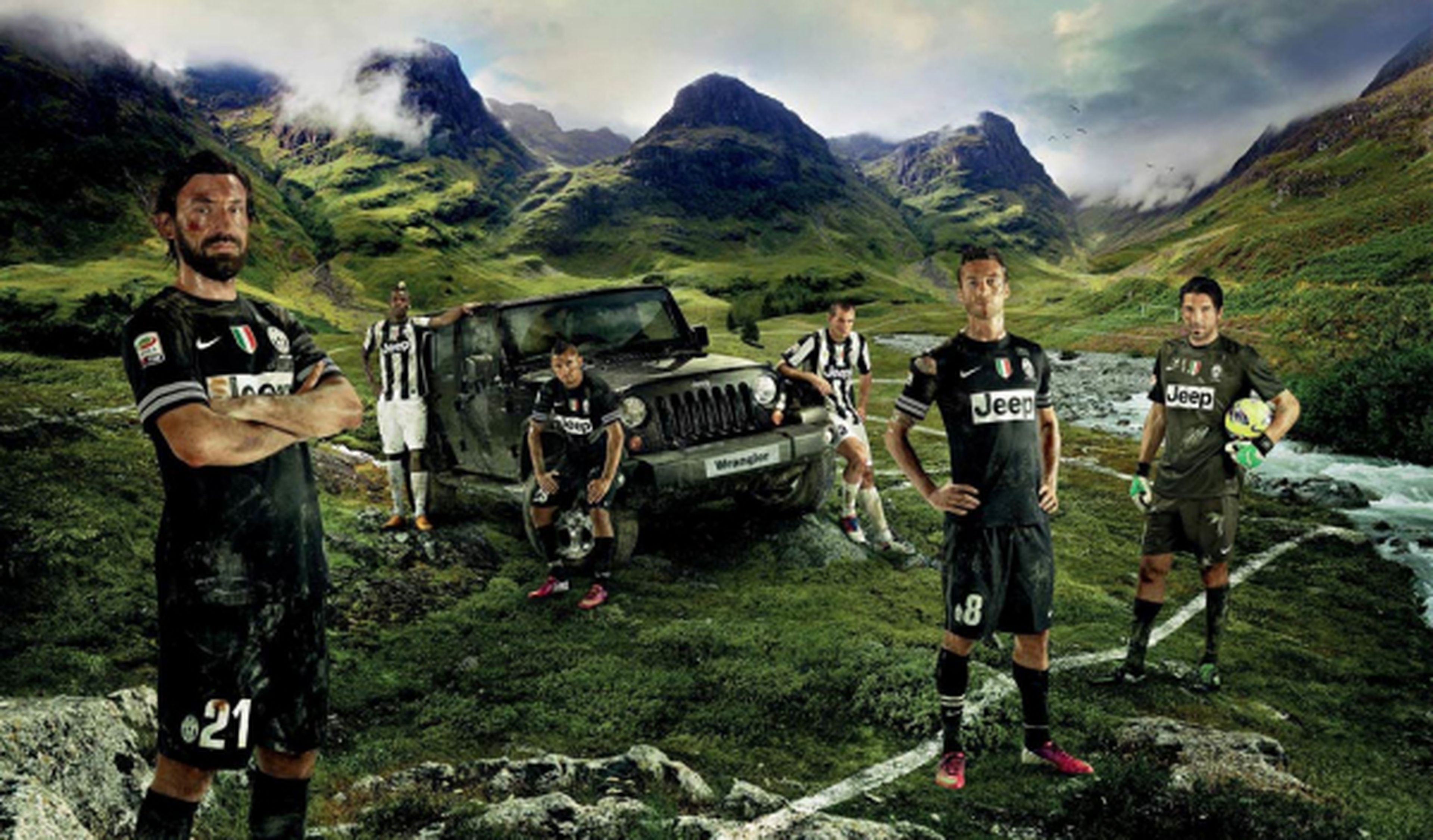 Jeep lanza una nueva campaña con los jugadores de la Juventus