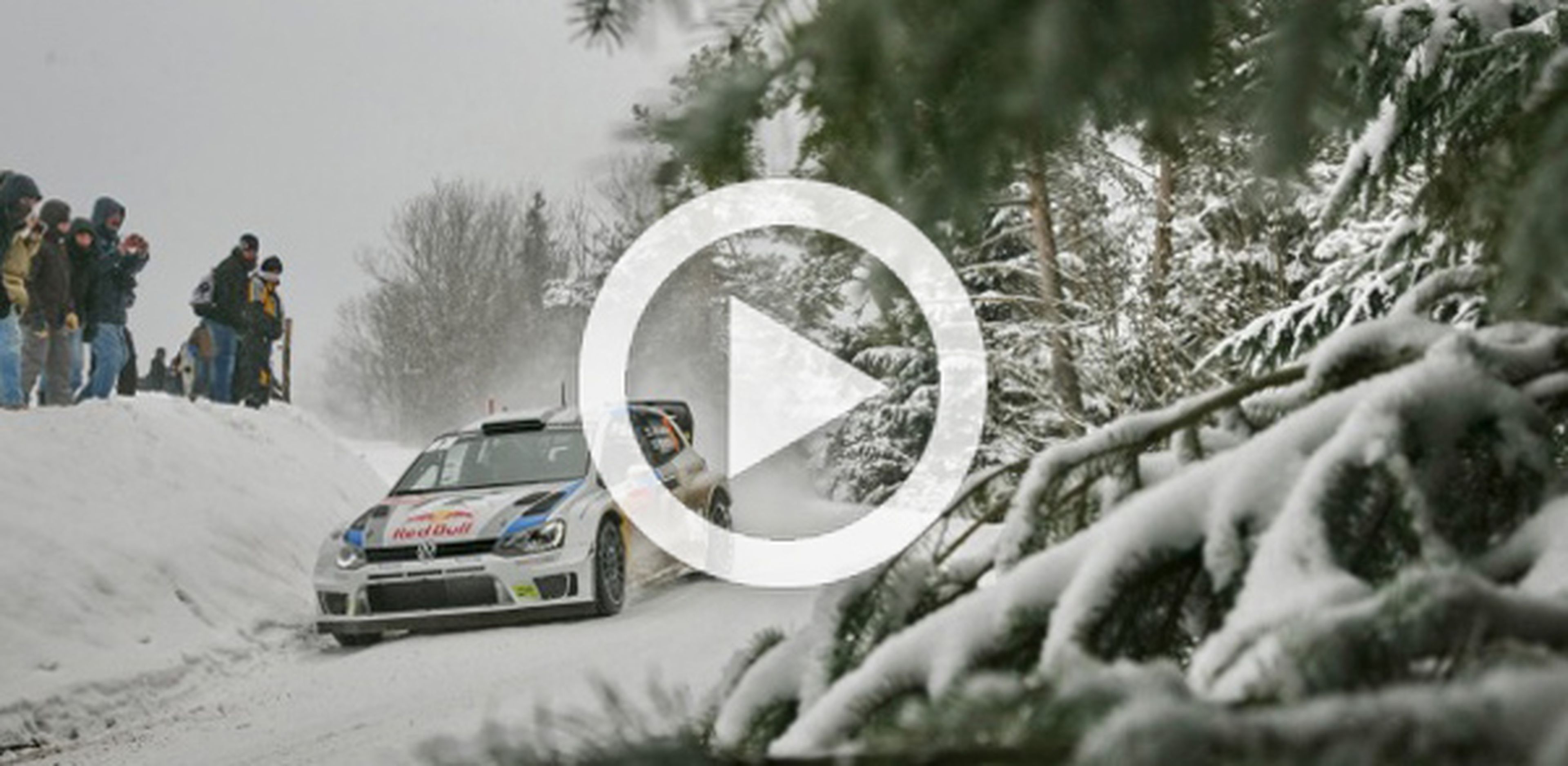 Latvala prueba el Volkswagen Polo WRC 2014 en Montecarlo