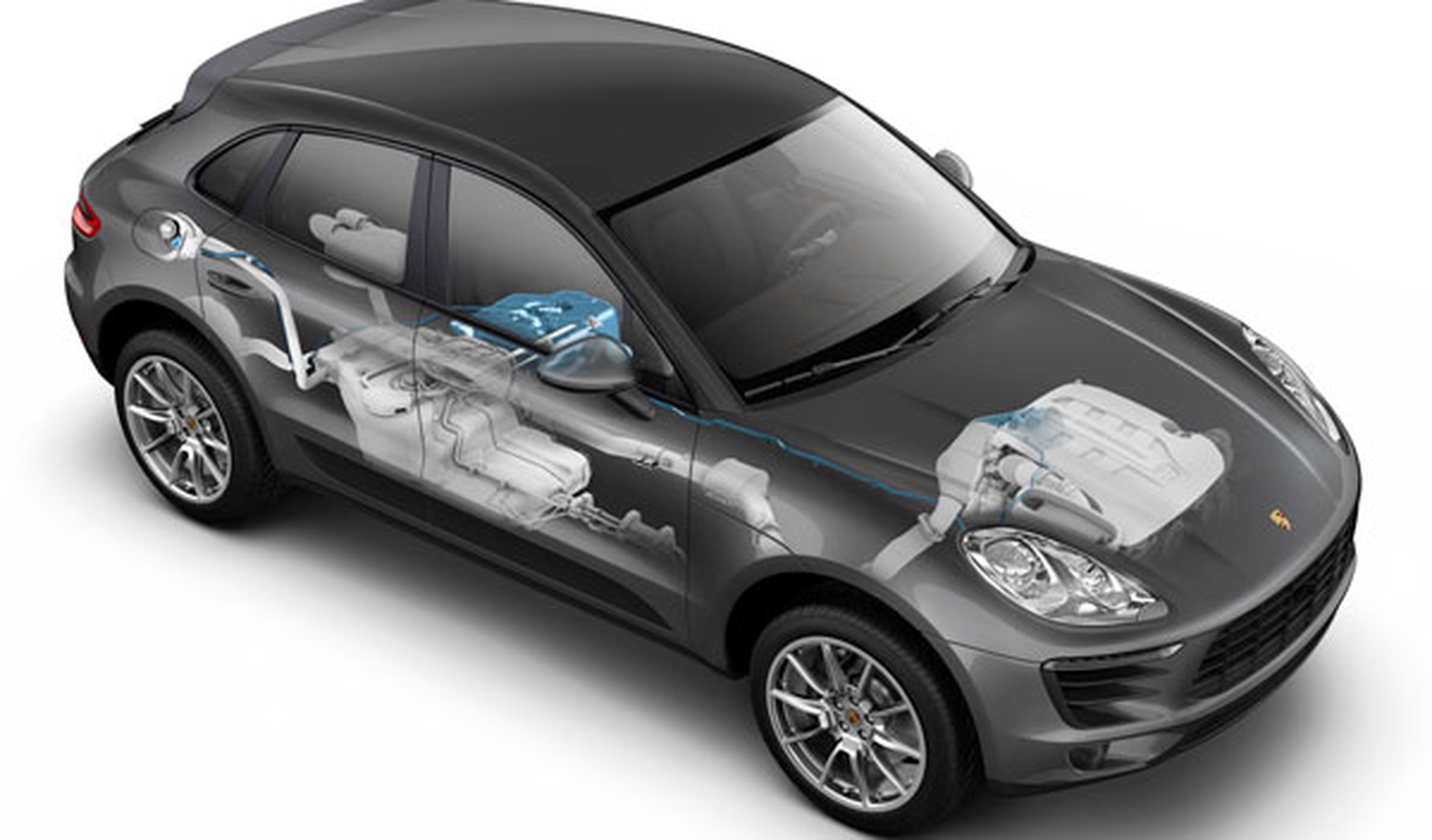 El Porsche Macan Diesel cumple con la Euro VI gracias a un tratado químico con AdBlue (Urea)