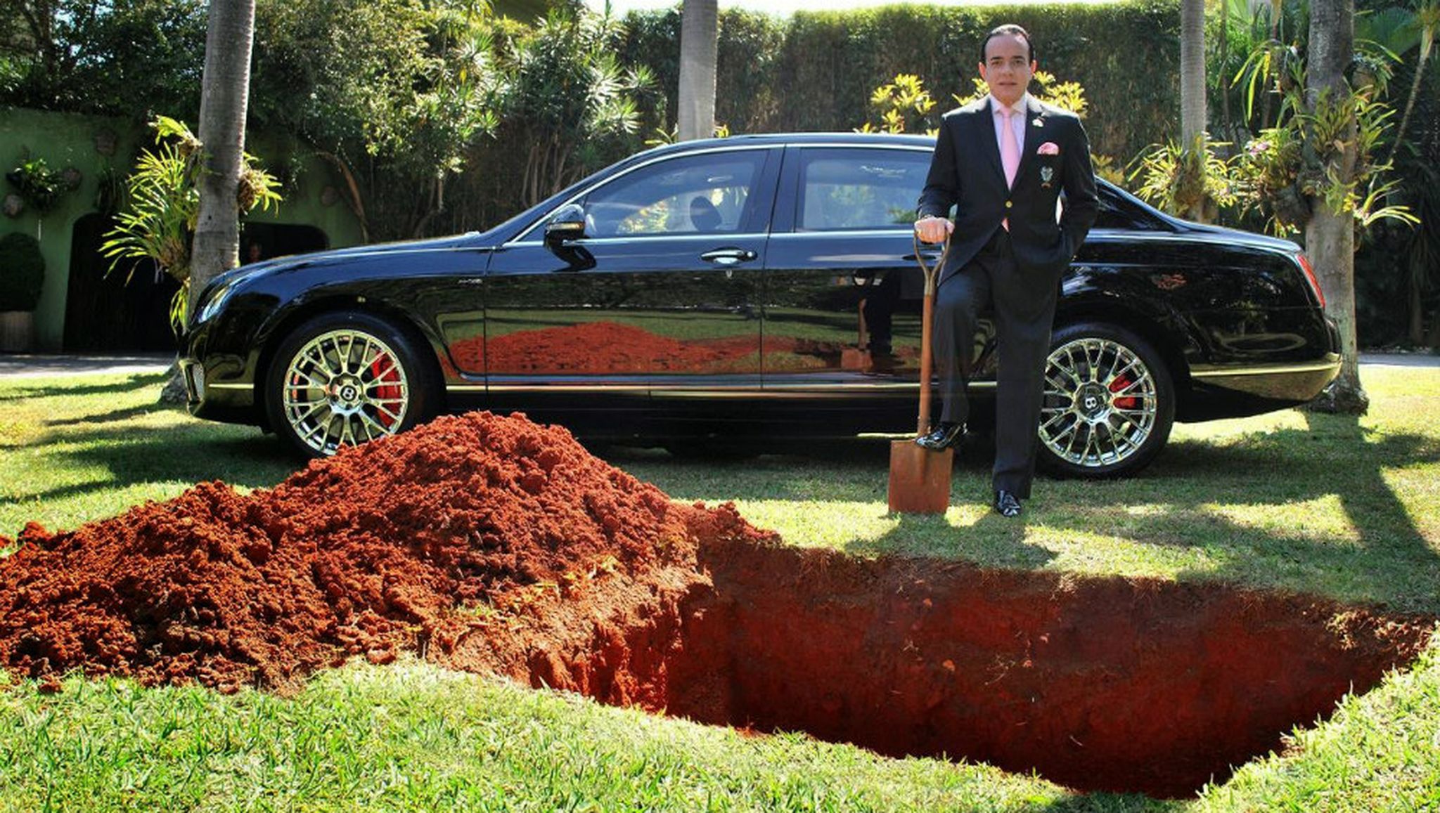 Bentley de millonario brasileño