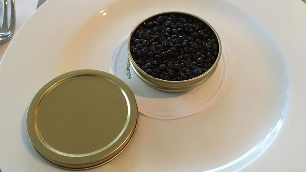 Osteria Francescana caviar lentejas Osteria Francescana caviar lentejas Massimo Bottura