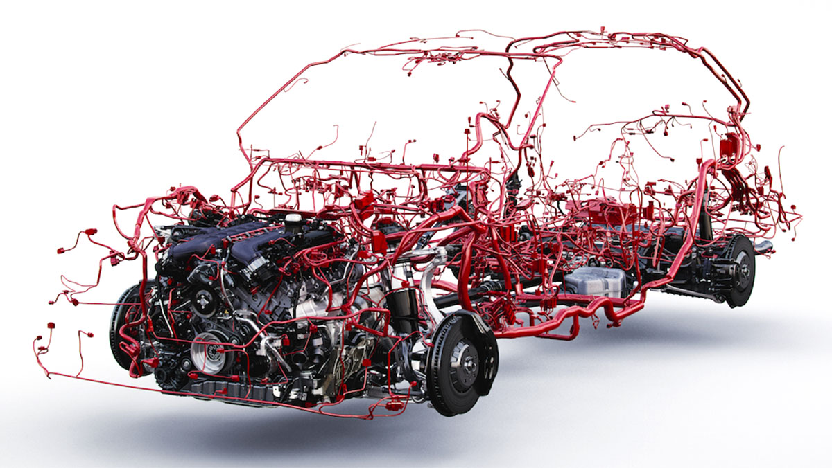 Así es el cableado eléctrico del Bentley Bentayga Así es el cableado eléctrico del Bentley Bentayga
