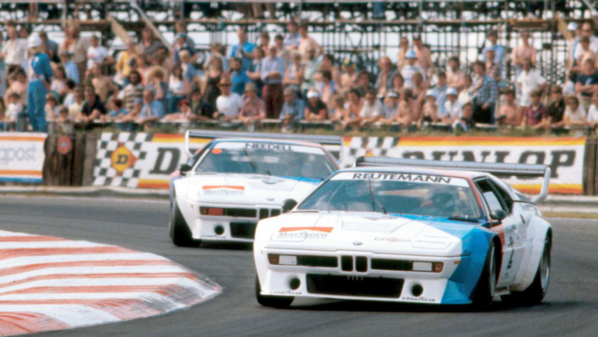 BMW M1 Procar en acción BMW M1 Procar en acción