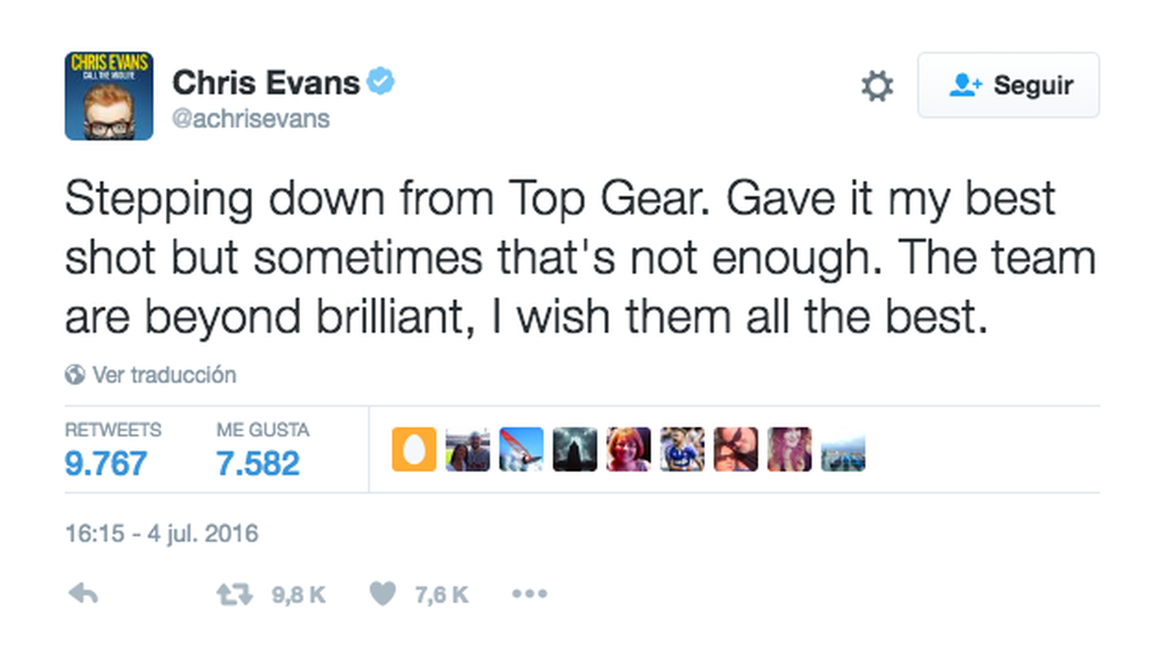 Chris Evans Top Gear