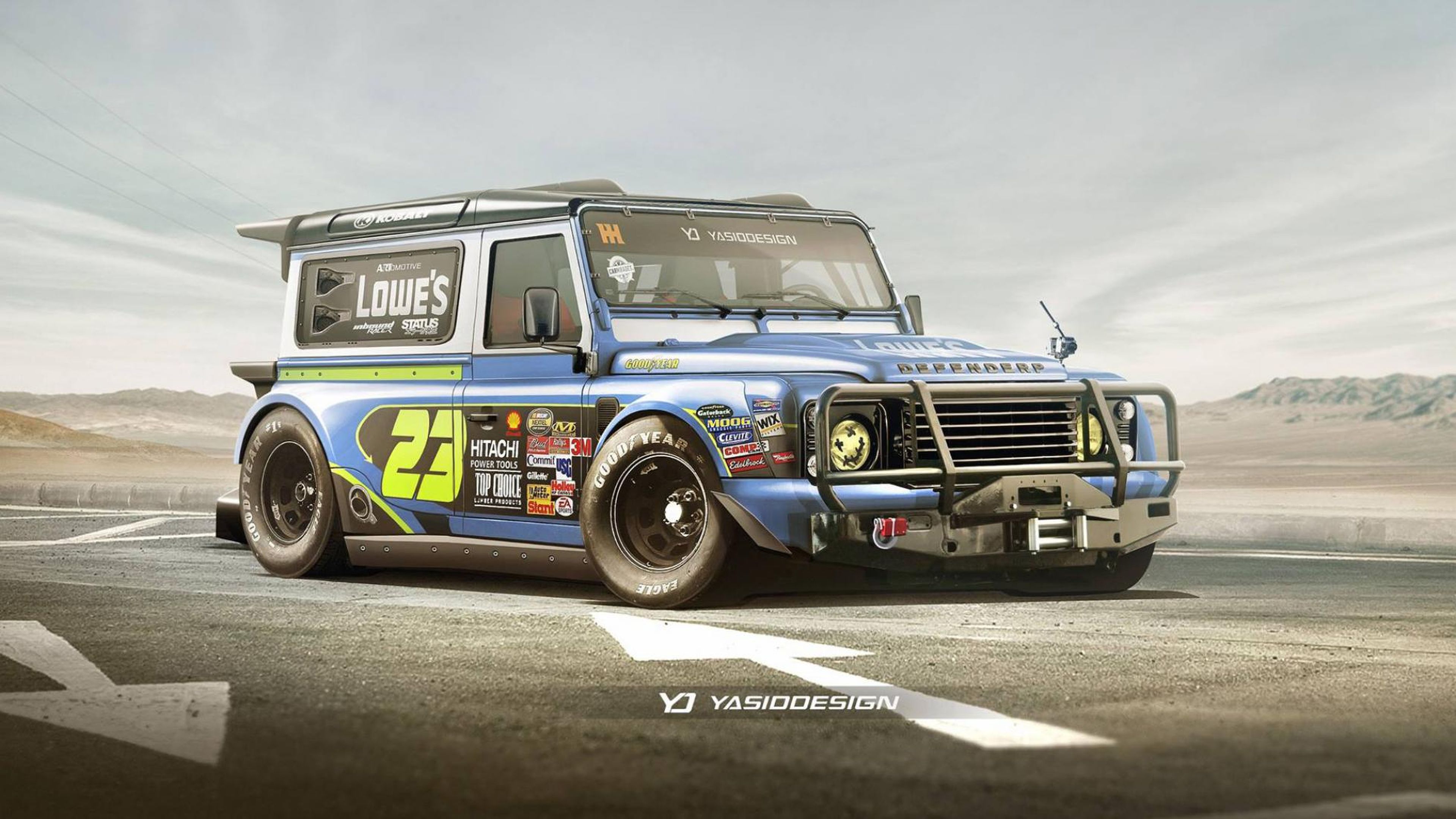 Land Rover Defender de la NASCAR