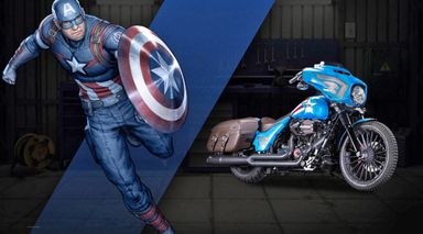 Capitán América - Harley-Davidson Street Glide Special