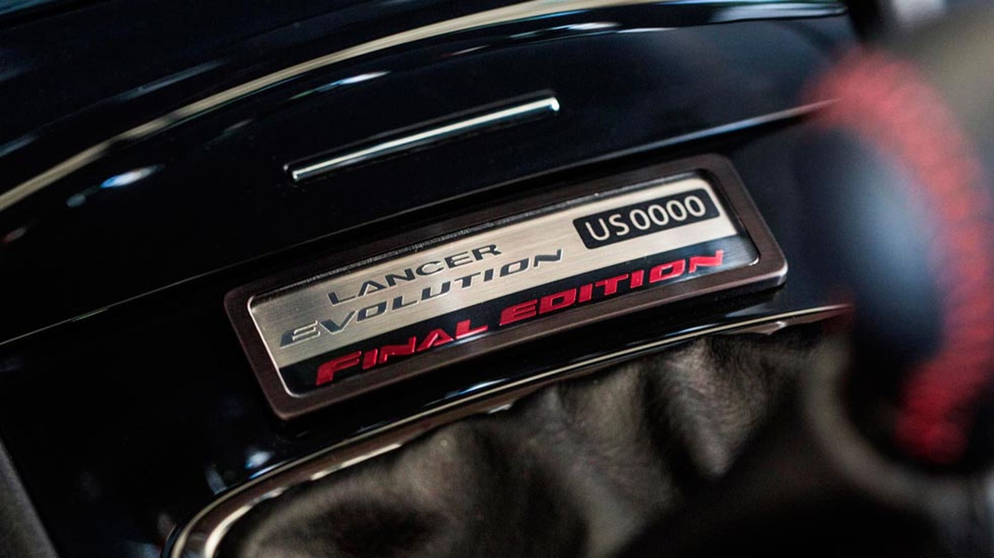 Mitsubishi Lancer Evo Final Edition placa