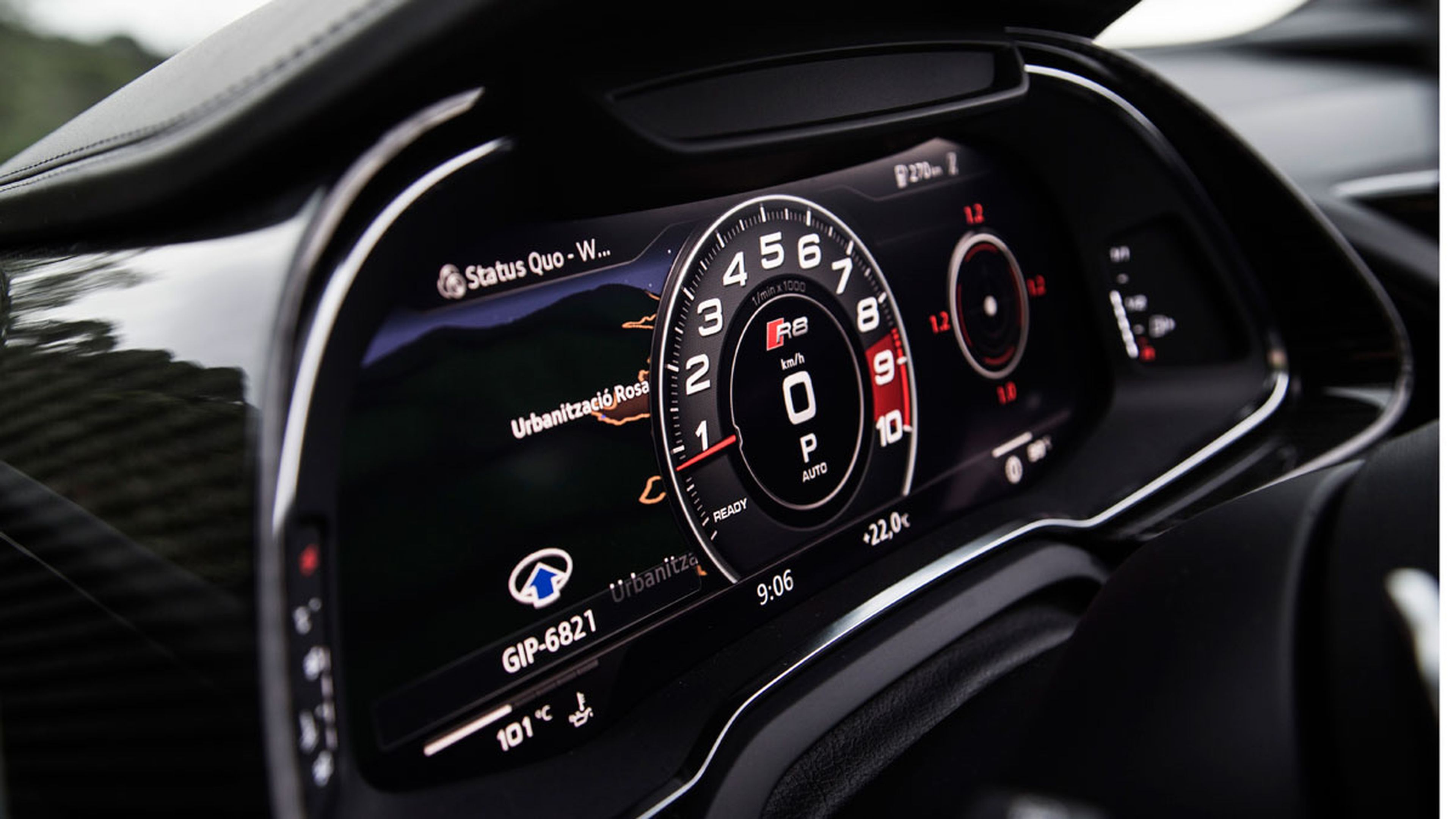 Prueba Audi R8 V10 Spyder virtual cockpit