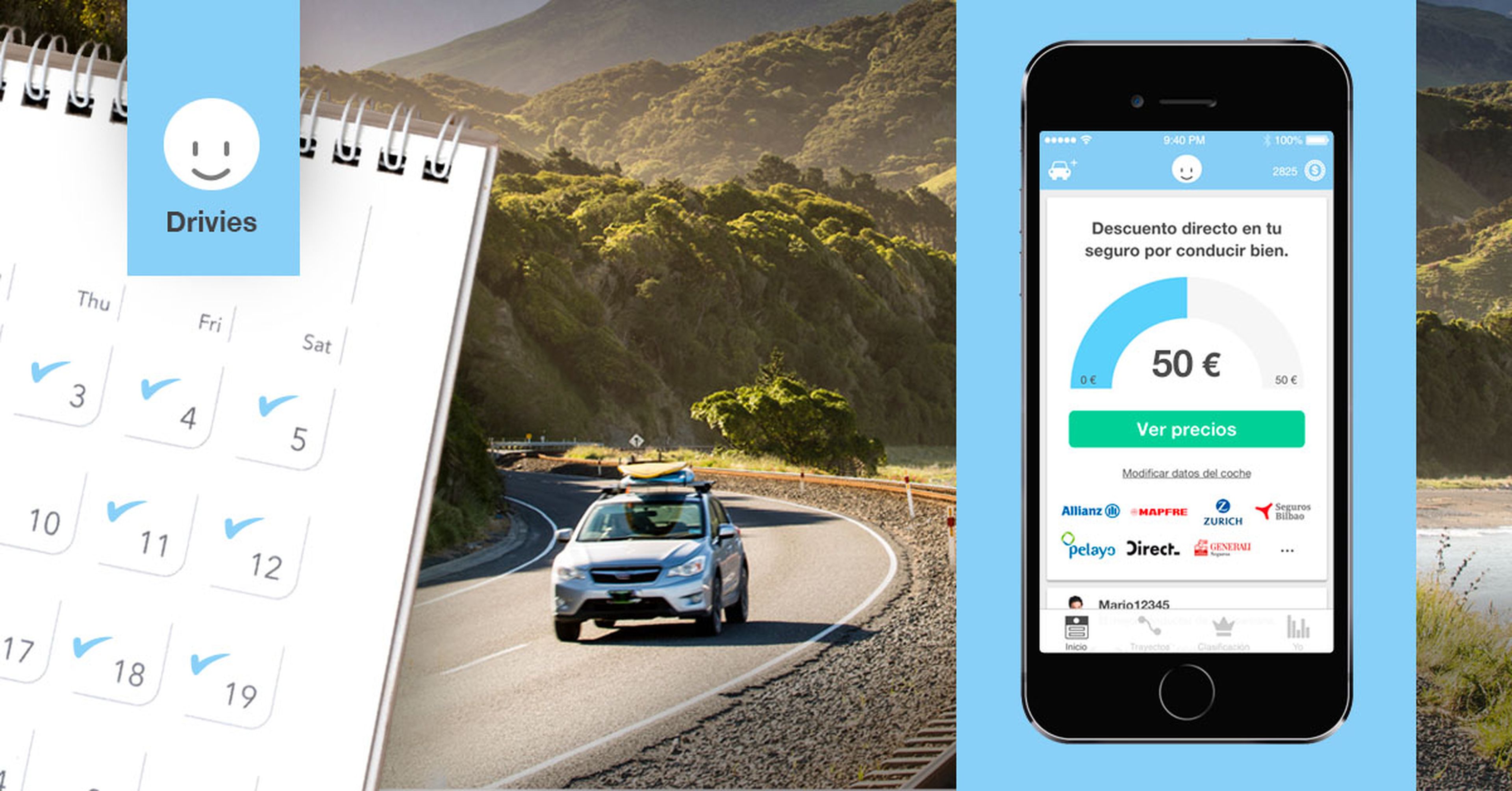 Con la app Drivies disfrutarás de múltiples descuentos a la vez que mejoras como conductor.