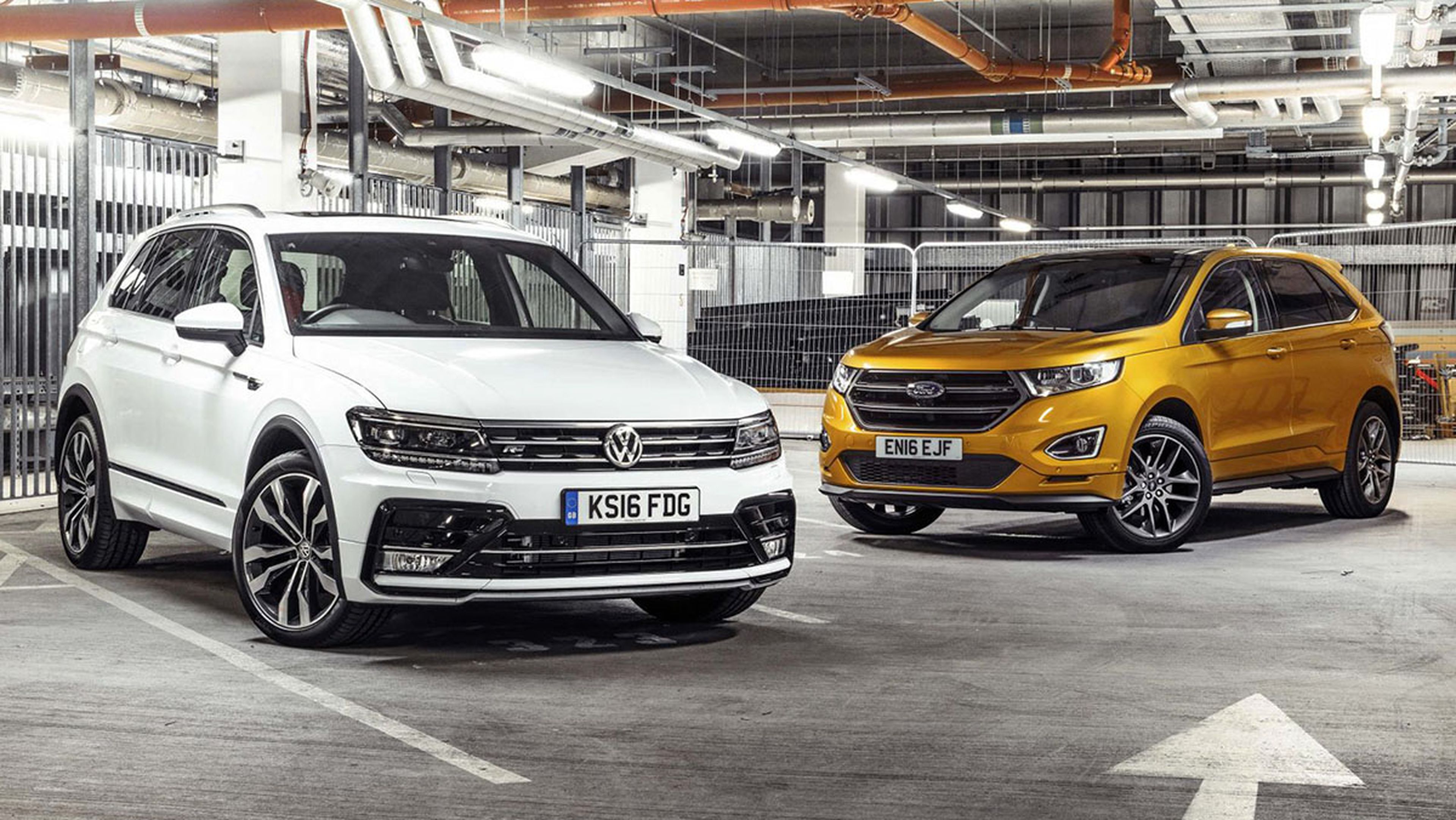 Comparativa SUV: Volkswagen Tiguan contra Ford Edge