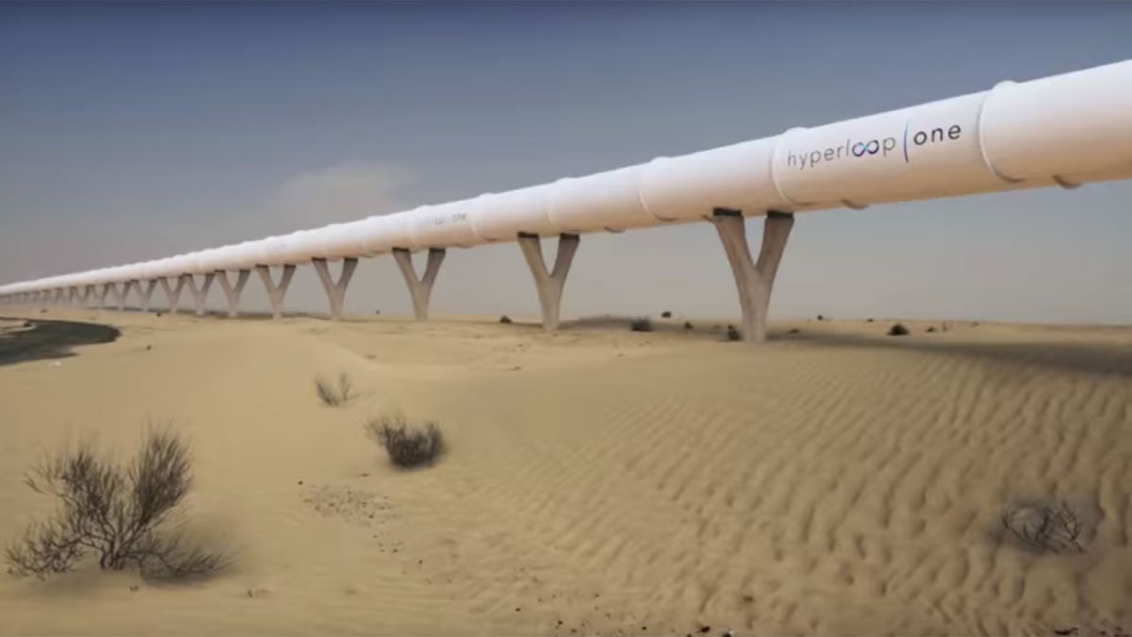 Hyperloop One Dubai tubo