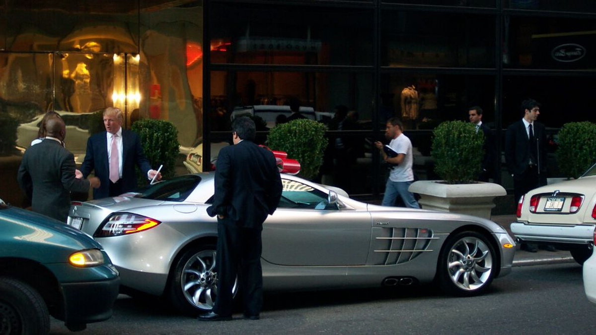 Mercedes SLR McLaren de Donald Trump Mercedes SLR McLaren de Donald Trump