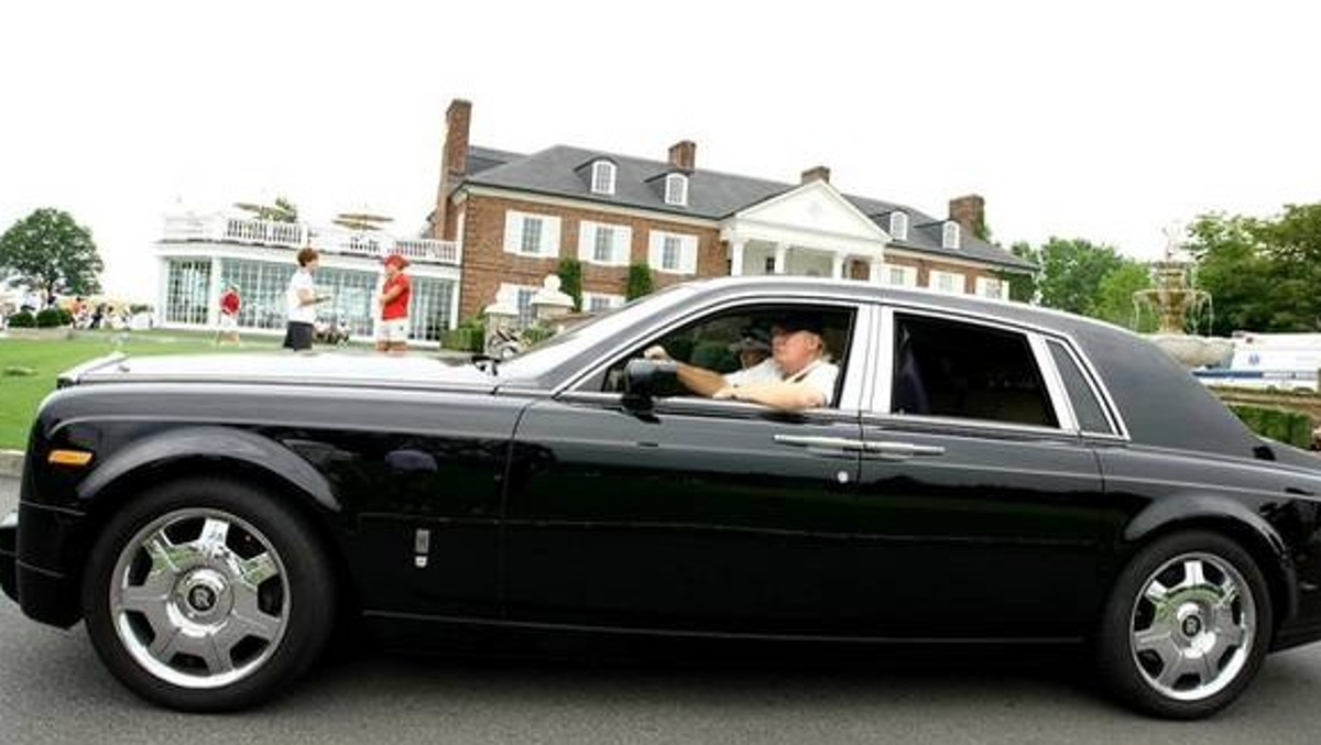 El Rolls-Royce Phantom de Donald Trump El Rolls-Royce Phantom de Donald Trump