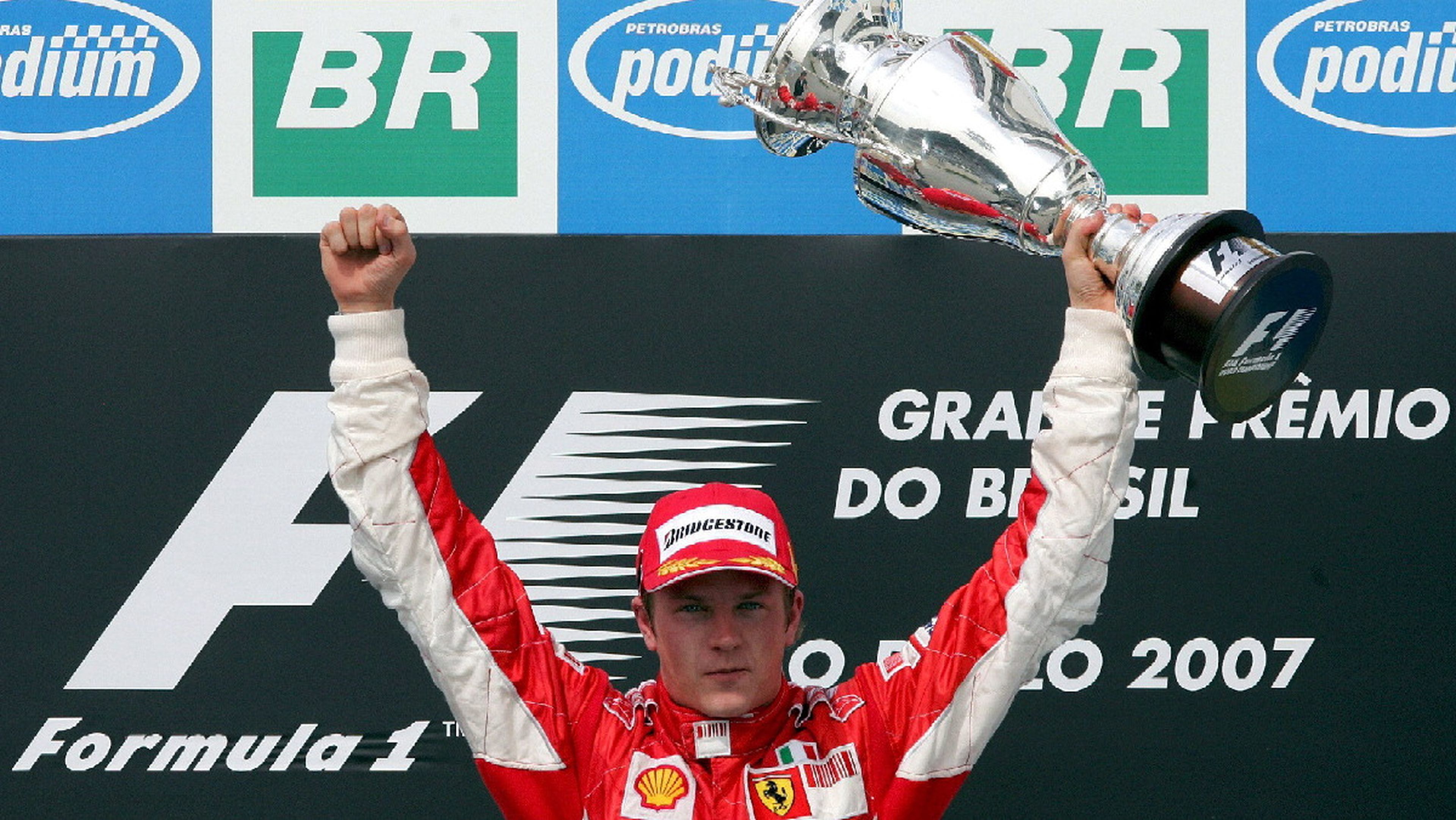 Kimi ganó el Mundial 2007 por un solo punto de ventaja a Hamilton y Alonso