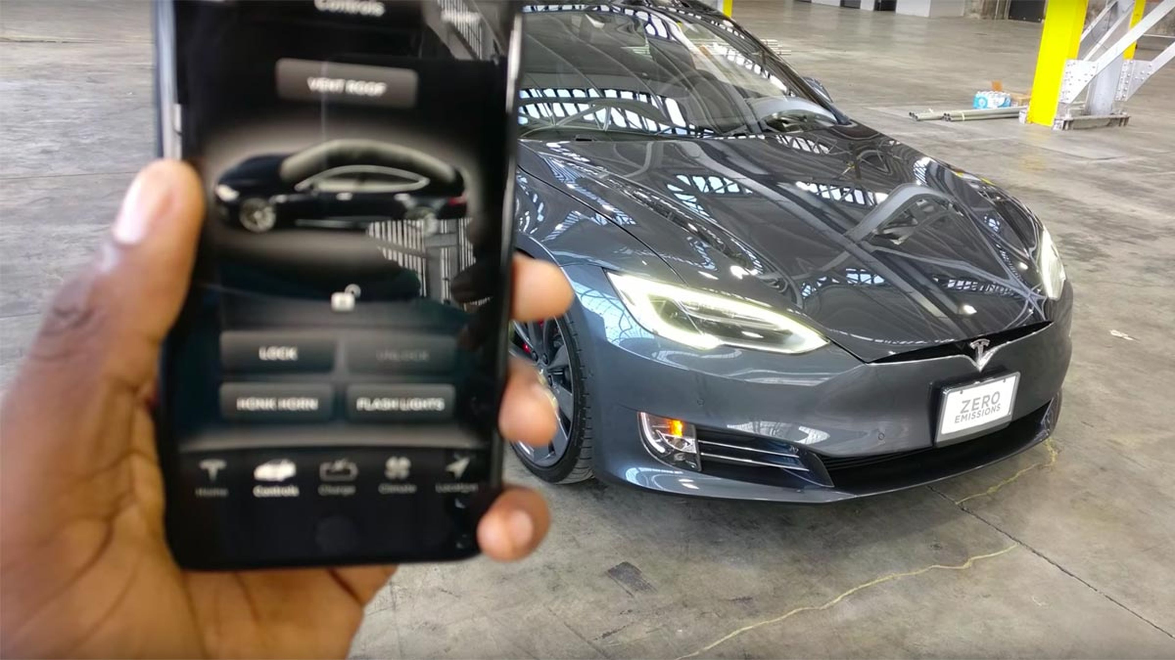 Tesla app móvil