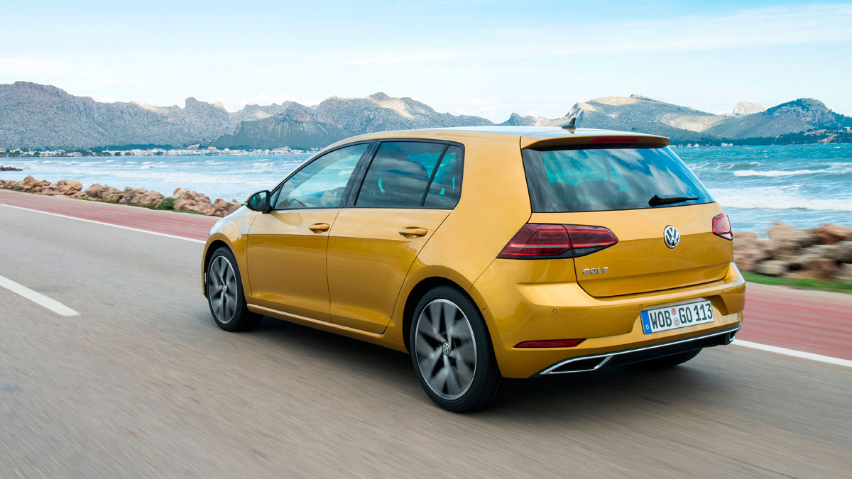 Volkswagen Golf 2017 trasera Volkswagen Golf 2017 trasera