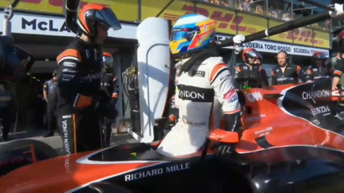 Abandono Alonso GP Australia F1 2017 Abandono Alonso GP Australia F1 2017