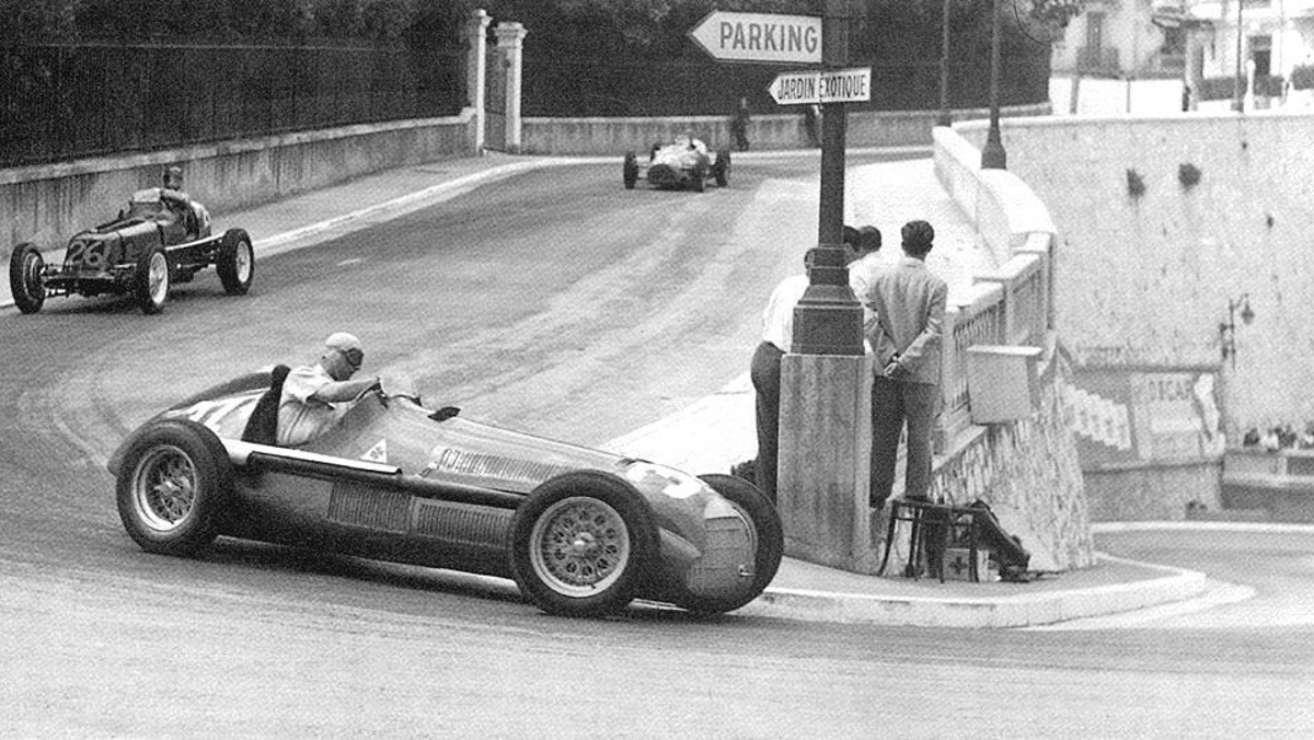 FANGIO MONACO GP 1950 ALFA ROMEO 158 FANGIO MONACO GP 1950 ALFA ROMEO 158