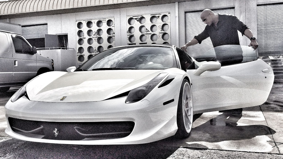 Ferrari 458 Dwayne Johnson Ferrari 458 Dwayne Johnson