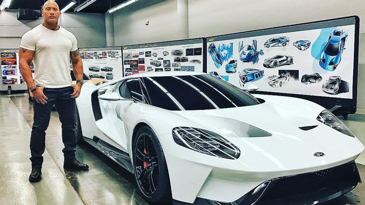 FORD GT DWAYNE JOHNSON FORD GT DWAYNE JOHNSON