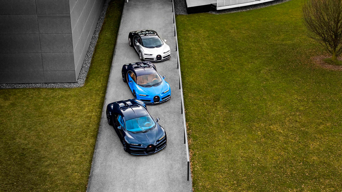 Los primeros Bugatti Chiron dejan la fábrica (II) Los primeros Bugatti Chiron dejan la fábrica (II)