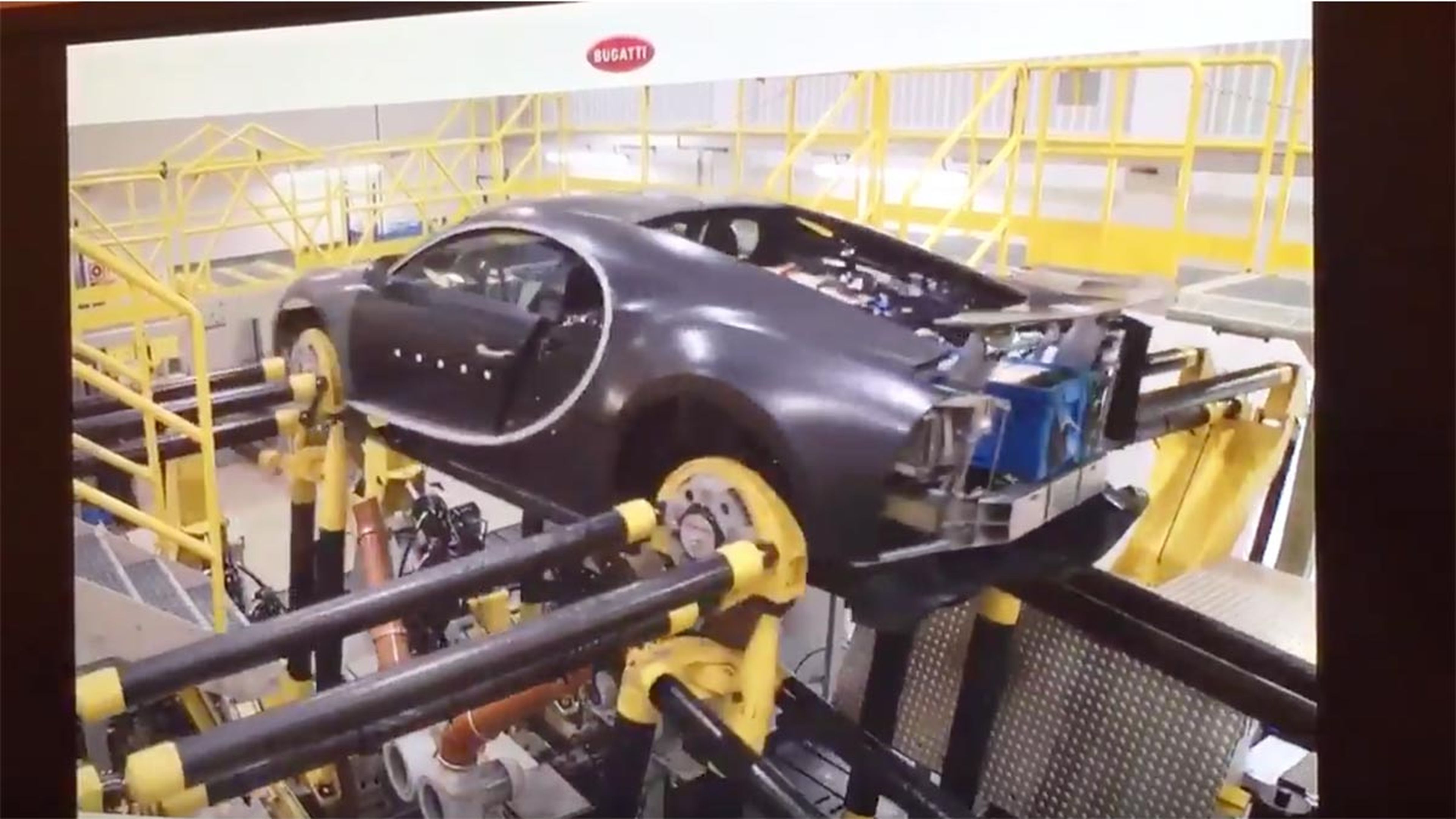 Test prueba componentes Bugatti Chiron
