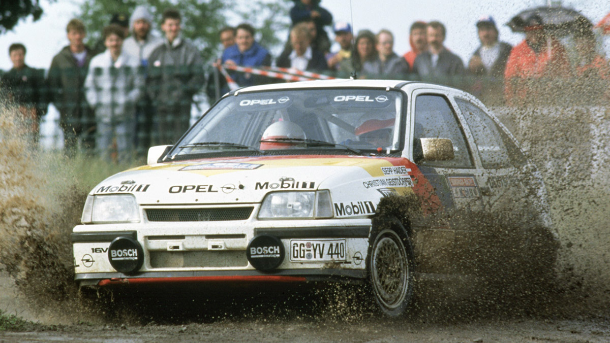 El Kadett GSi en competición El Kadett GSi en competición