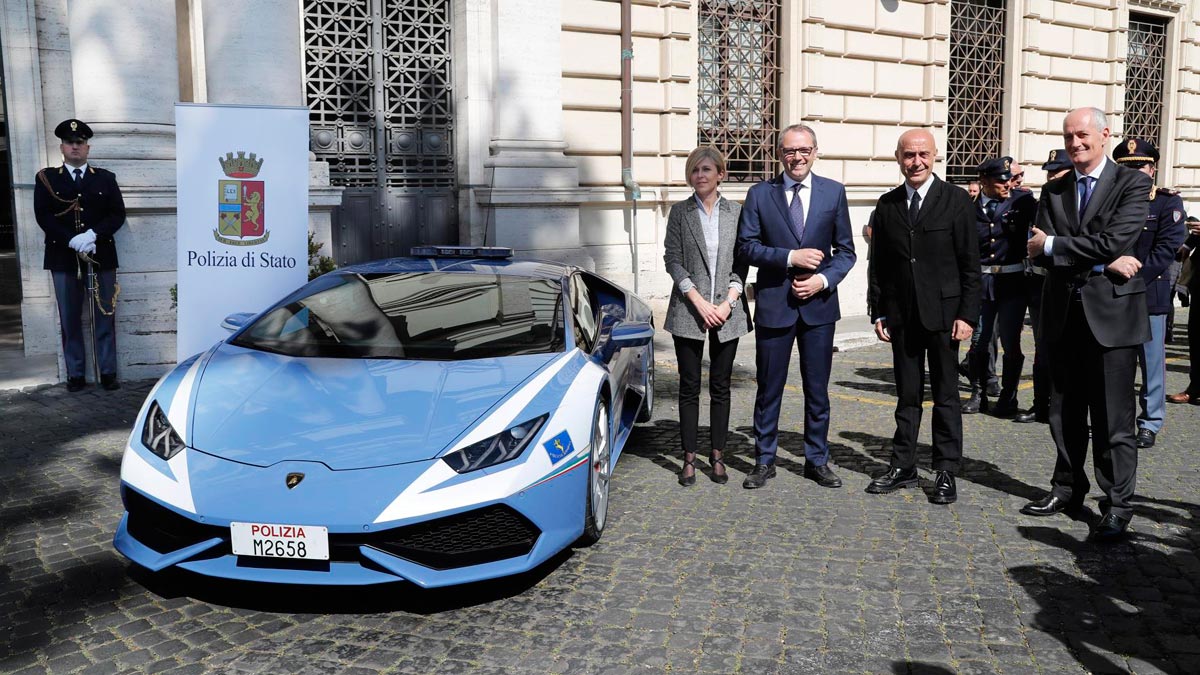 Este es el nuevo Lamborghini Huracán de la Policía Italiana 