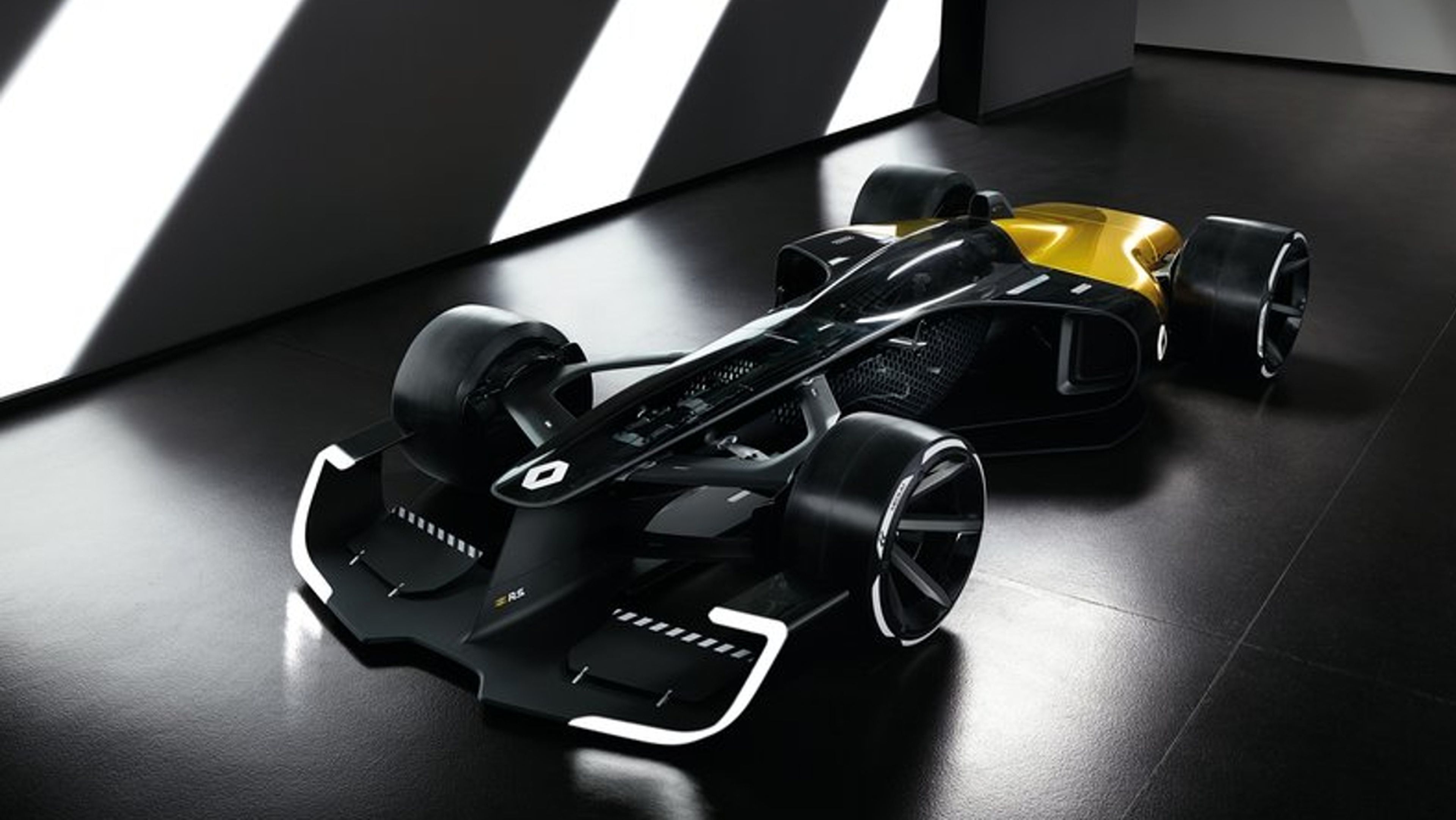 Señoras y señores, con todos ustedes, el RS 2027, el espectacular prototipo de Renault F1