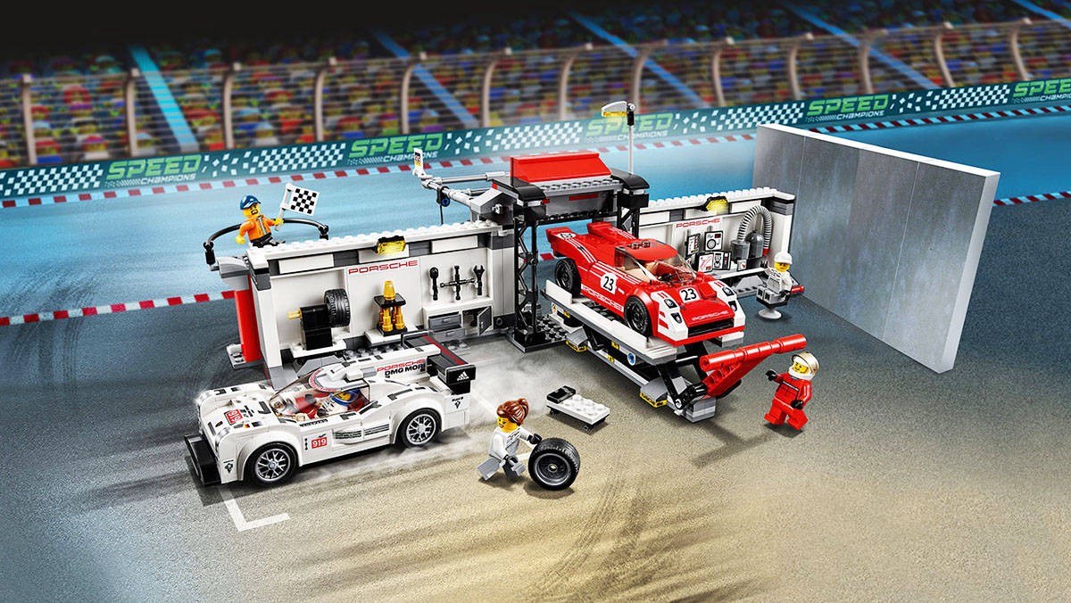 Los 10 mejores regalos para fanáticos de Porsche - Puesto de reparación para Porsche 919 Hybrid y 917 K de Lego Los 10 mejores regalos para fanáticos de Porsche - Puesto de reparación para Porsche 919 Hybrid y 917 K de Lego