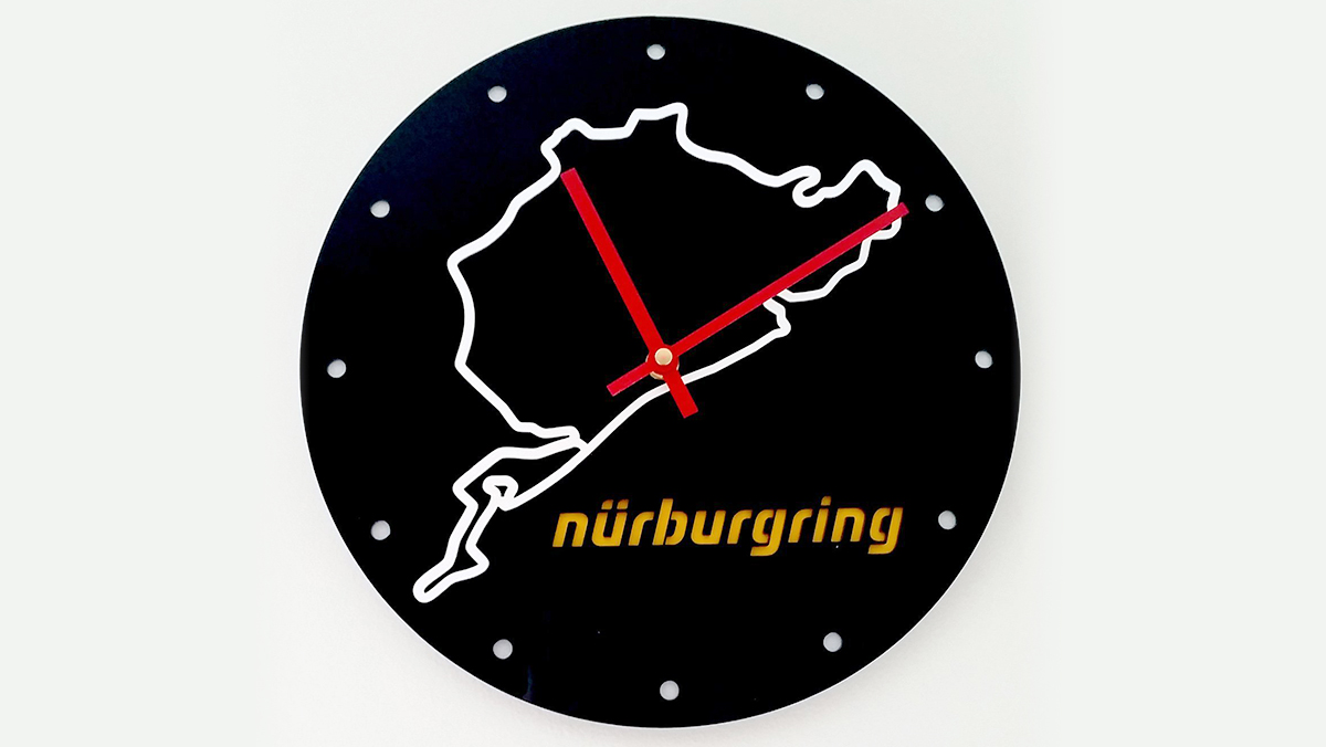 Los 9 mejores regalos para los locos de Nürburgring - Reloj de pared Los 9 mejores regalos para los locos de Nürburgring - Reloj de pared