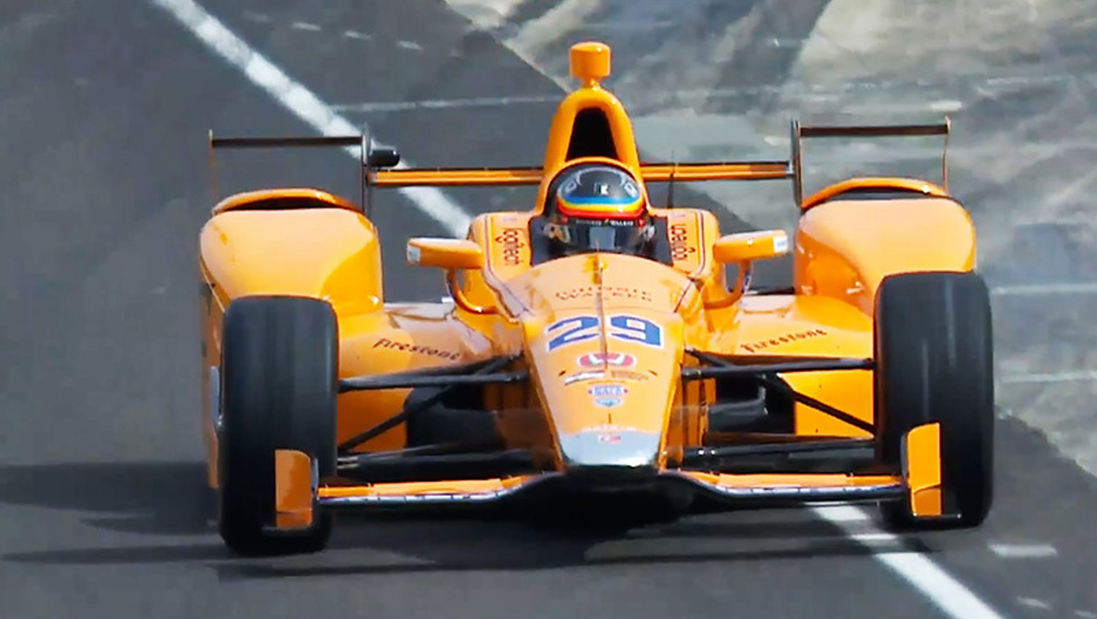 Alonso Indy 500 ROP Test