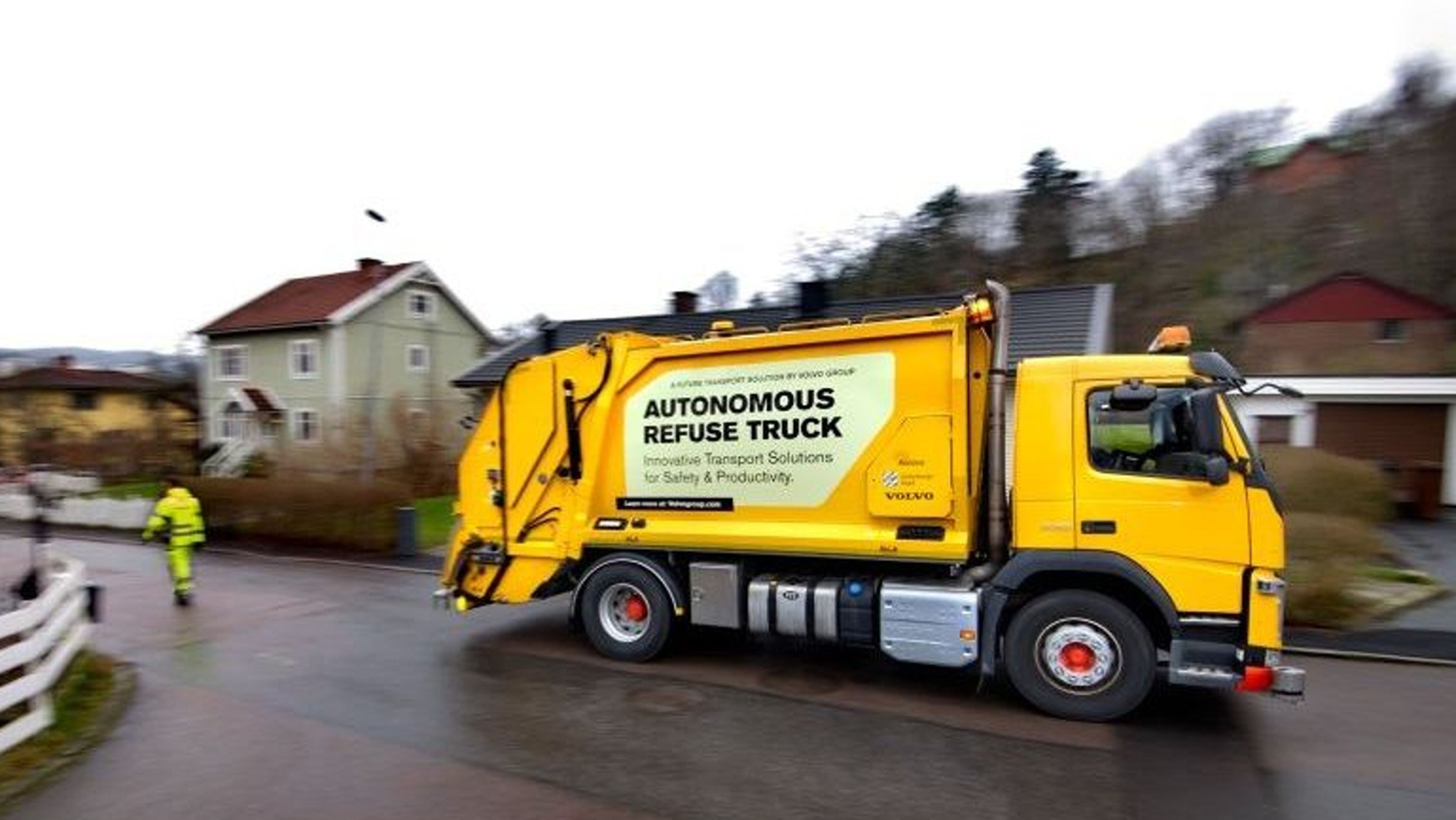 Camión de la basura autónomo de Volvo