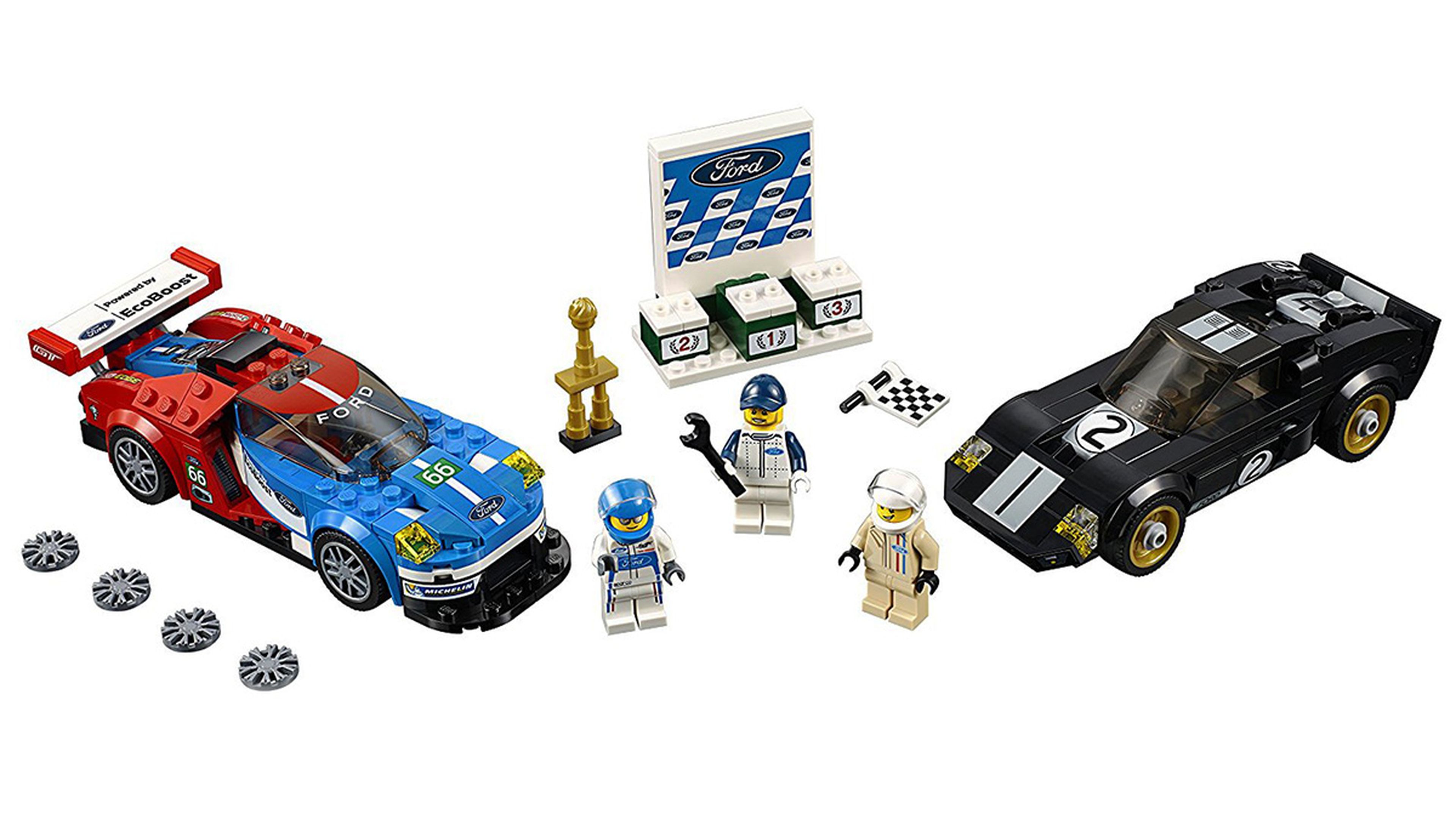 Los mejores coches de Lego por menos de 100 euros - Ford GT y GT40