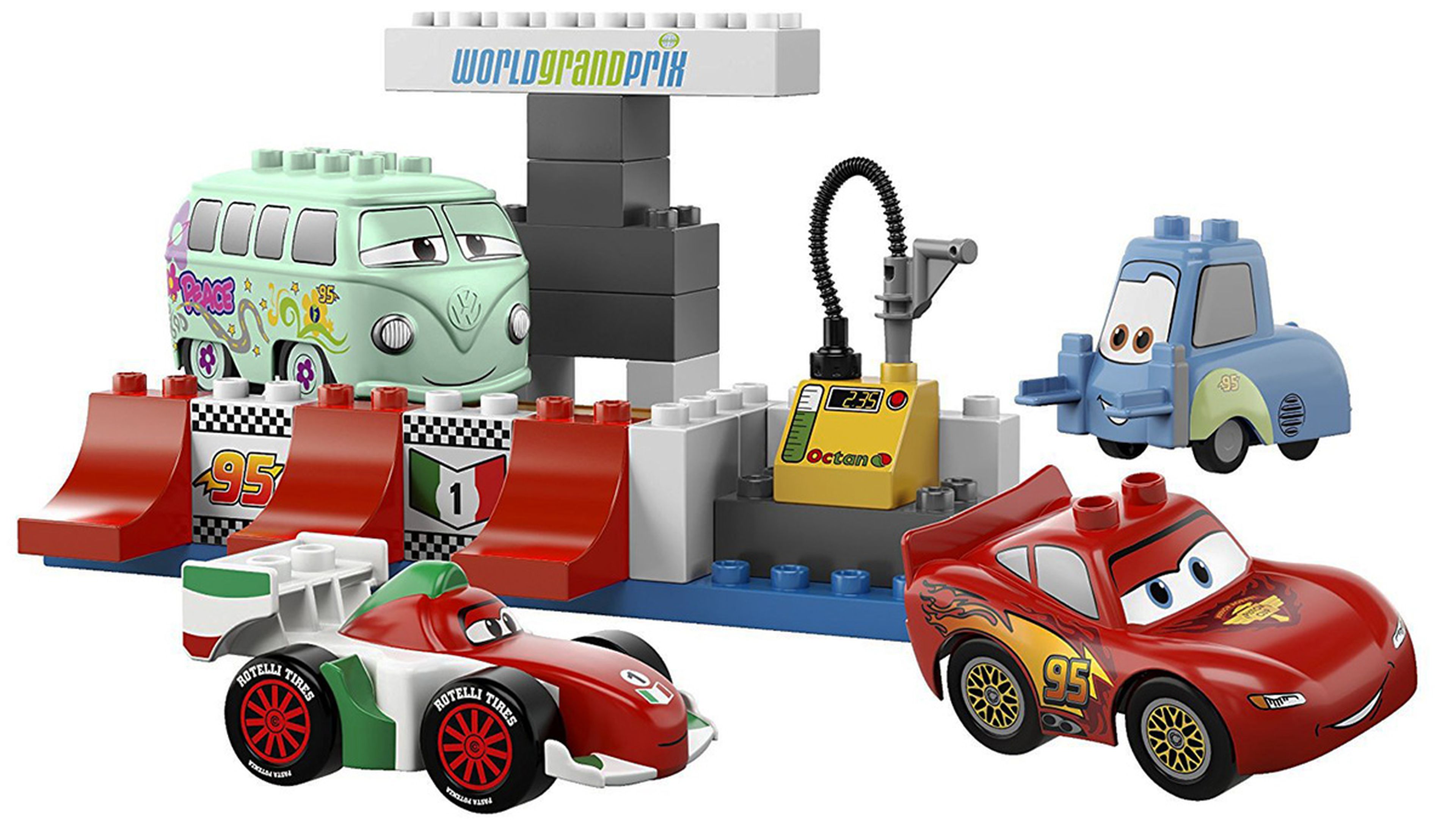 Los mejores coches de Lego por menos de 100 euros - Gran parada en boxes de Cars
