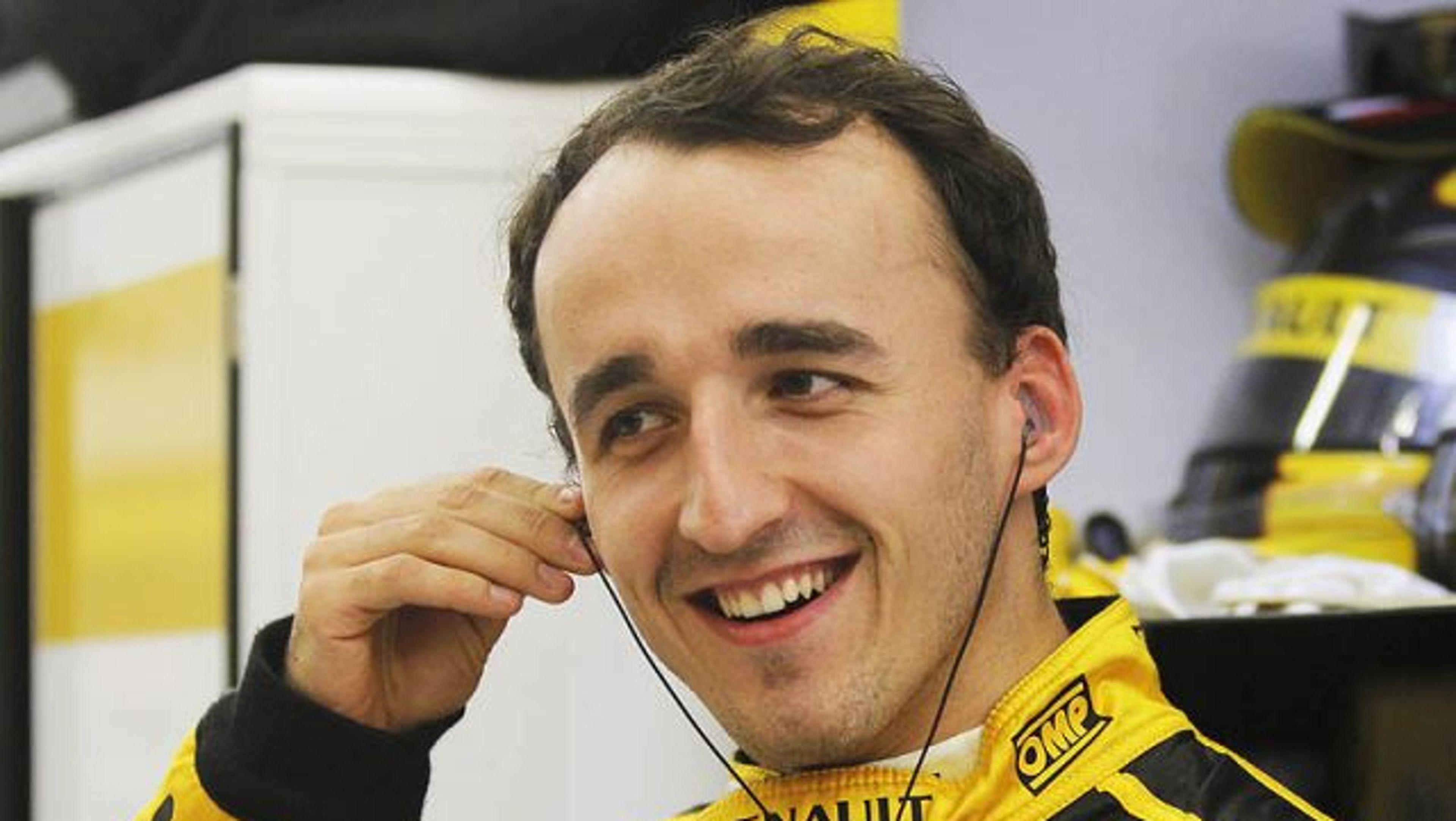 Kubica, más feliz que una perdiz, tras bajarse del f1 en Cheste