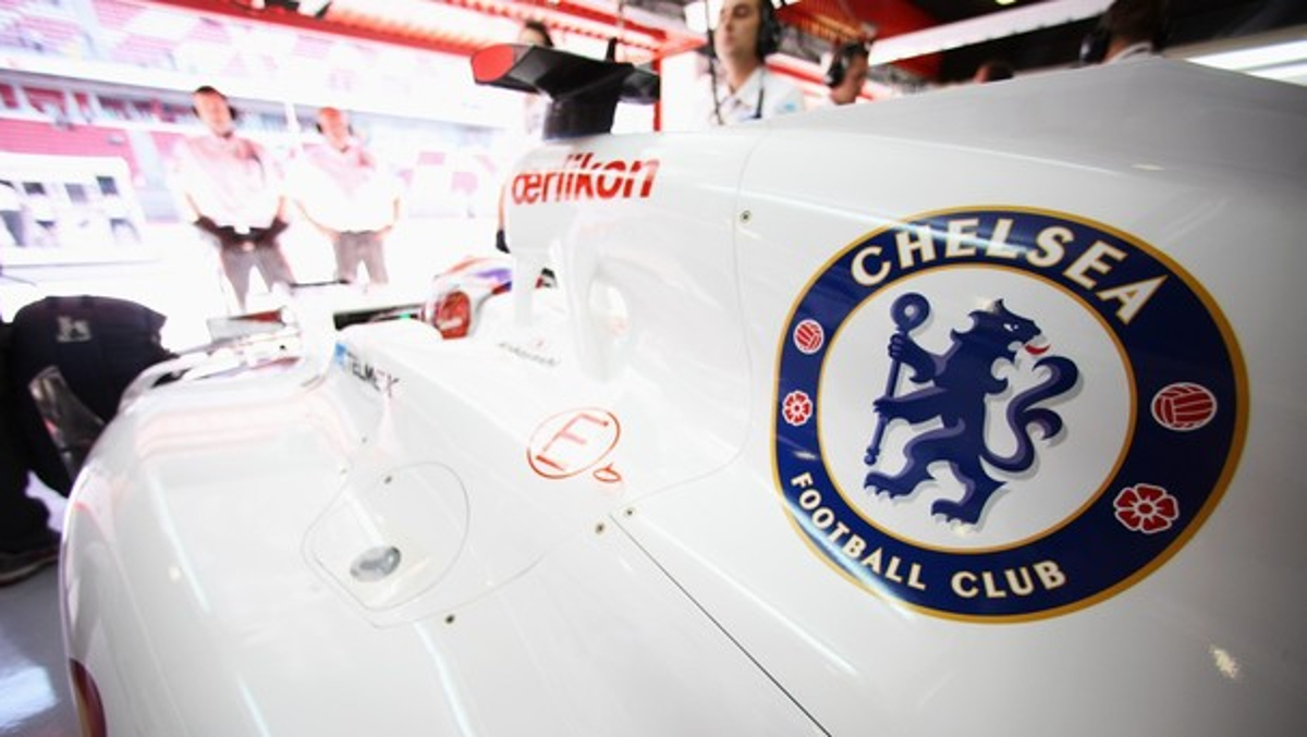 El escudo del Chlesea en el Sauber 2012 El escudo del Chlesea en el Sauber 2012