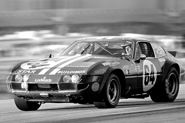 Ferrari Daytona GTB 4C driven at Daytona 24 Hours race in 1977 Ferrari Daytona GTB 4C driven at Daytona 24 Hours race in 1977