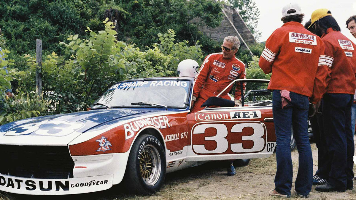 Paul Newman y un Datsun Paul Newman y un Datsun