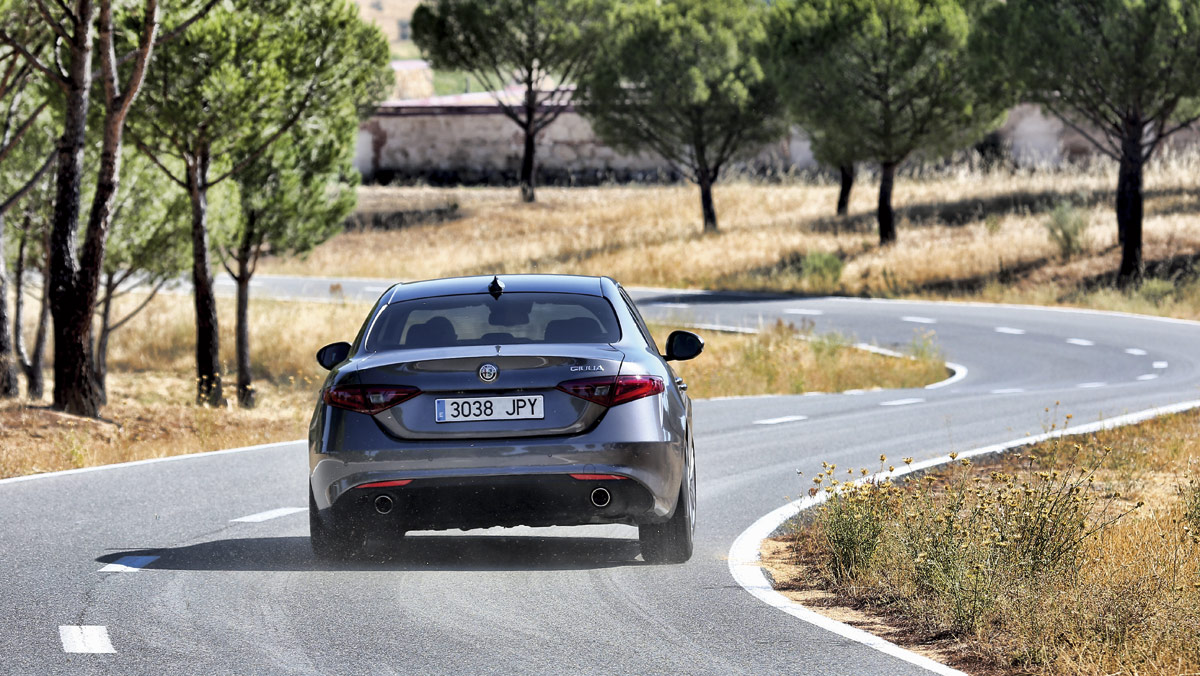 Prueba Alfa Romeo Giulia (trasera) Prueba Alfa Romeo Giulia (trasera)