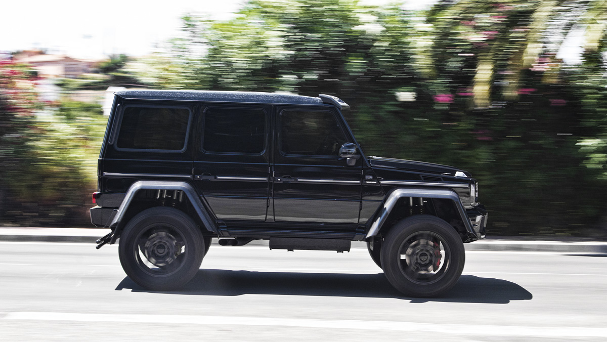 Prueba Brabus G500 4x4² (movimiento) Prueba Brabus G500 4x4² (movimiento)