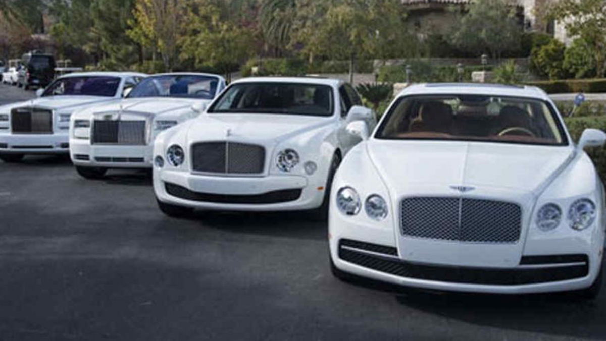 Flota de Rolls y Bentley de Floyd Mayweather Flota de Rolls y Bentley de Floyd Mayweather