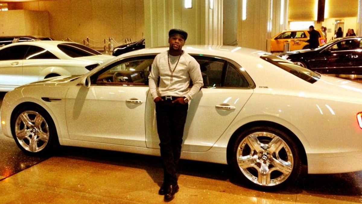 Floyd, orgulloso de su Mulsanne Floyd, orgulloso de su Mulsanne