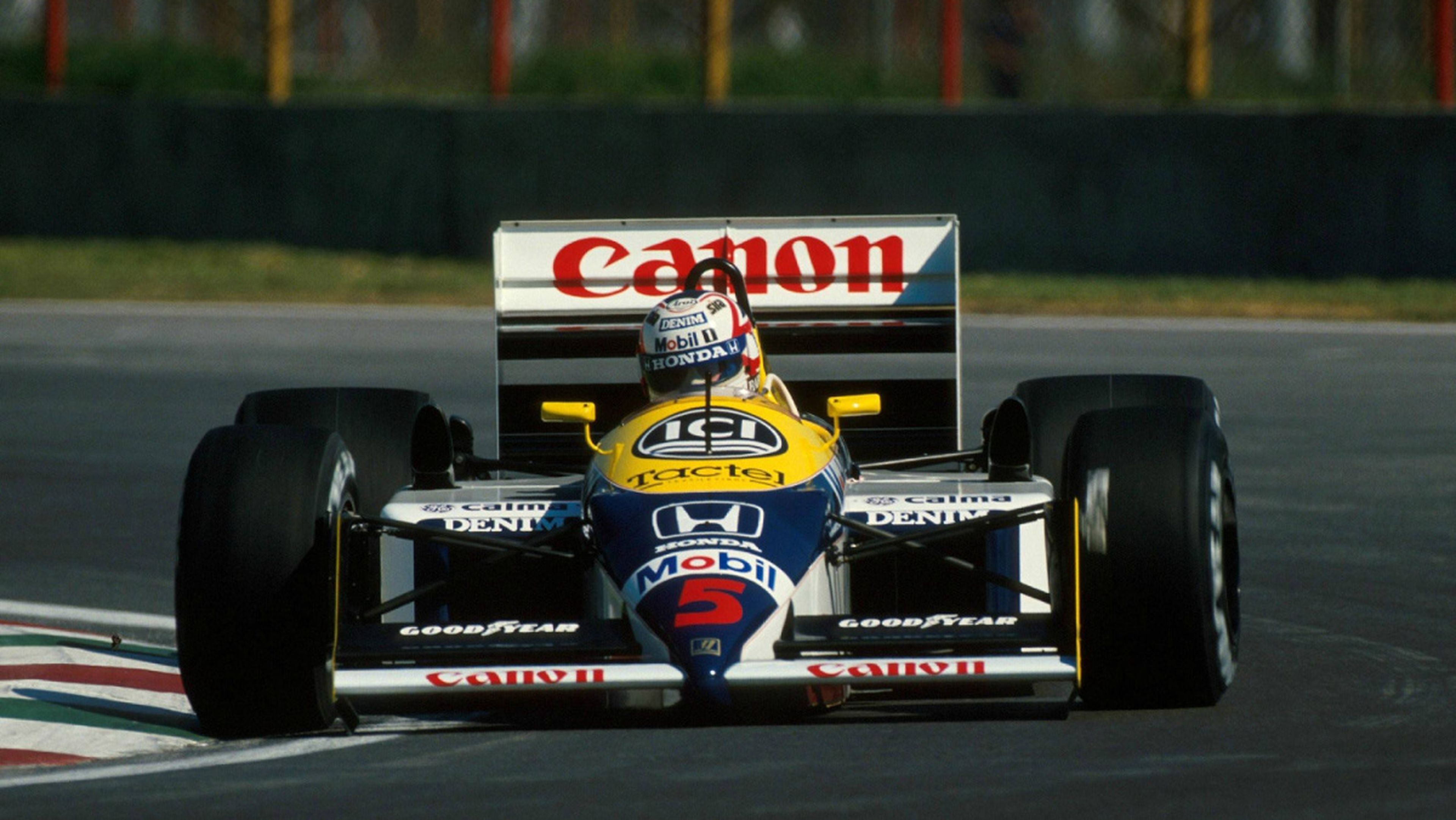 Nigel Mansell, con un par