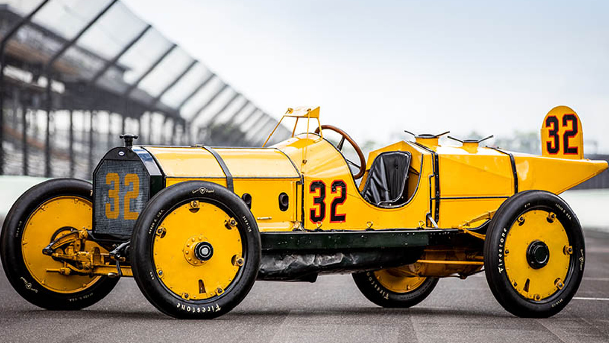El primer retrovisor de la Historia en el Marmon Wasp 1911 El primer retrovisor de la Historia en el Marmon Wasp 1911