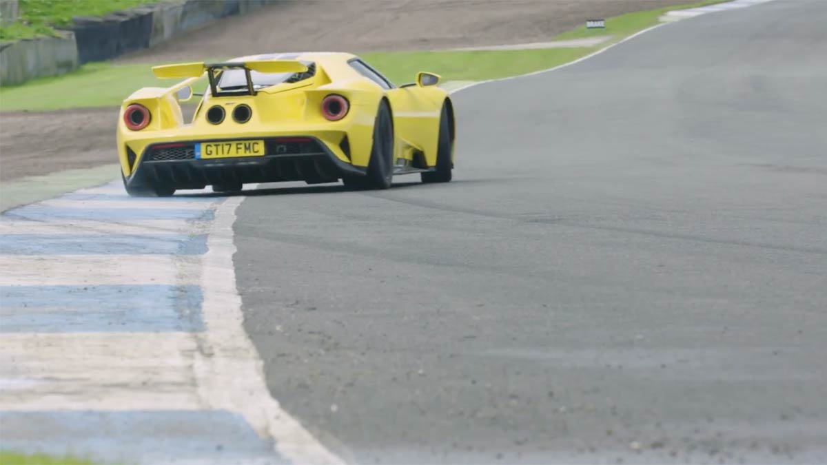 Chris Harris con el Ford GT 2016 Chris Harris con el Ford GT 2016