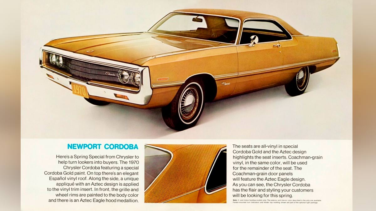 Chrysler Newport Cordoba 1970 Chrysler Newport Cordoba 1970