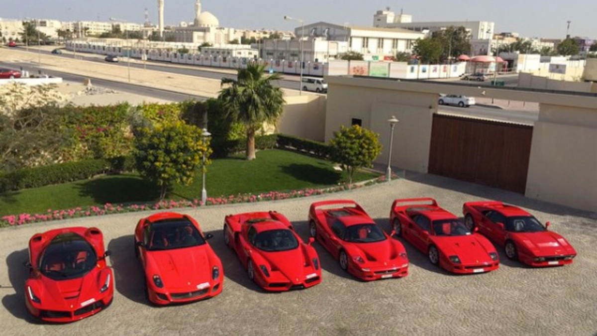 Ferrari cole de Brunéi Ferrari cole de Brunéi