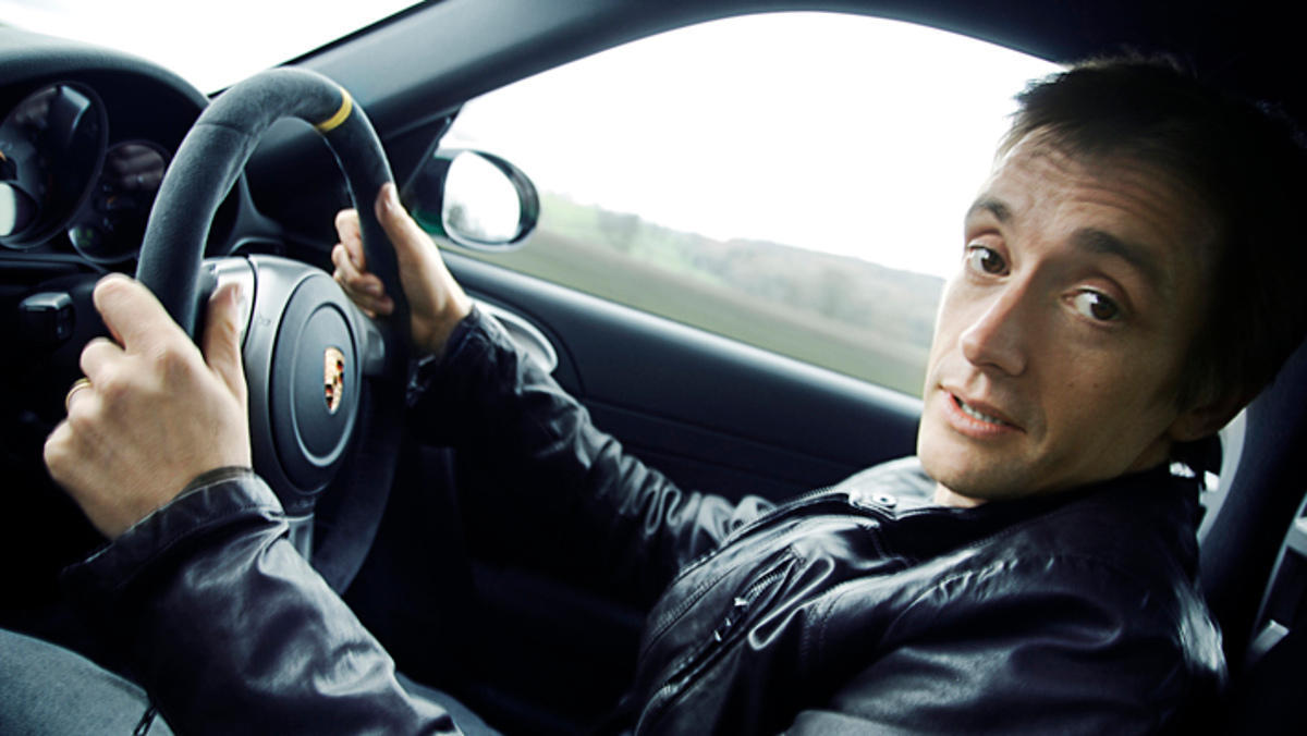 Hammond al volante de un Porsche Hammond al volante de un Porsche