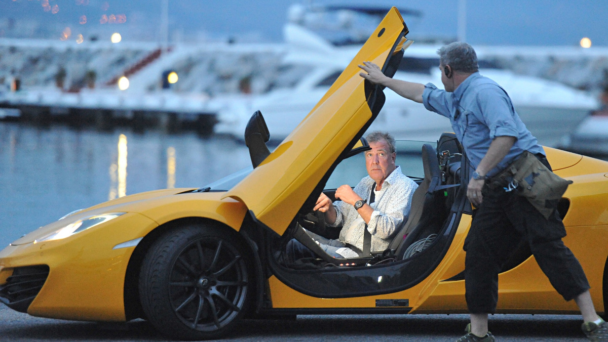 Jeremy y un McLaren 12C Spider Jeremy y un McLaren 12C Spider